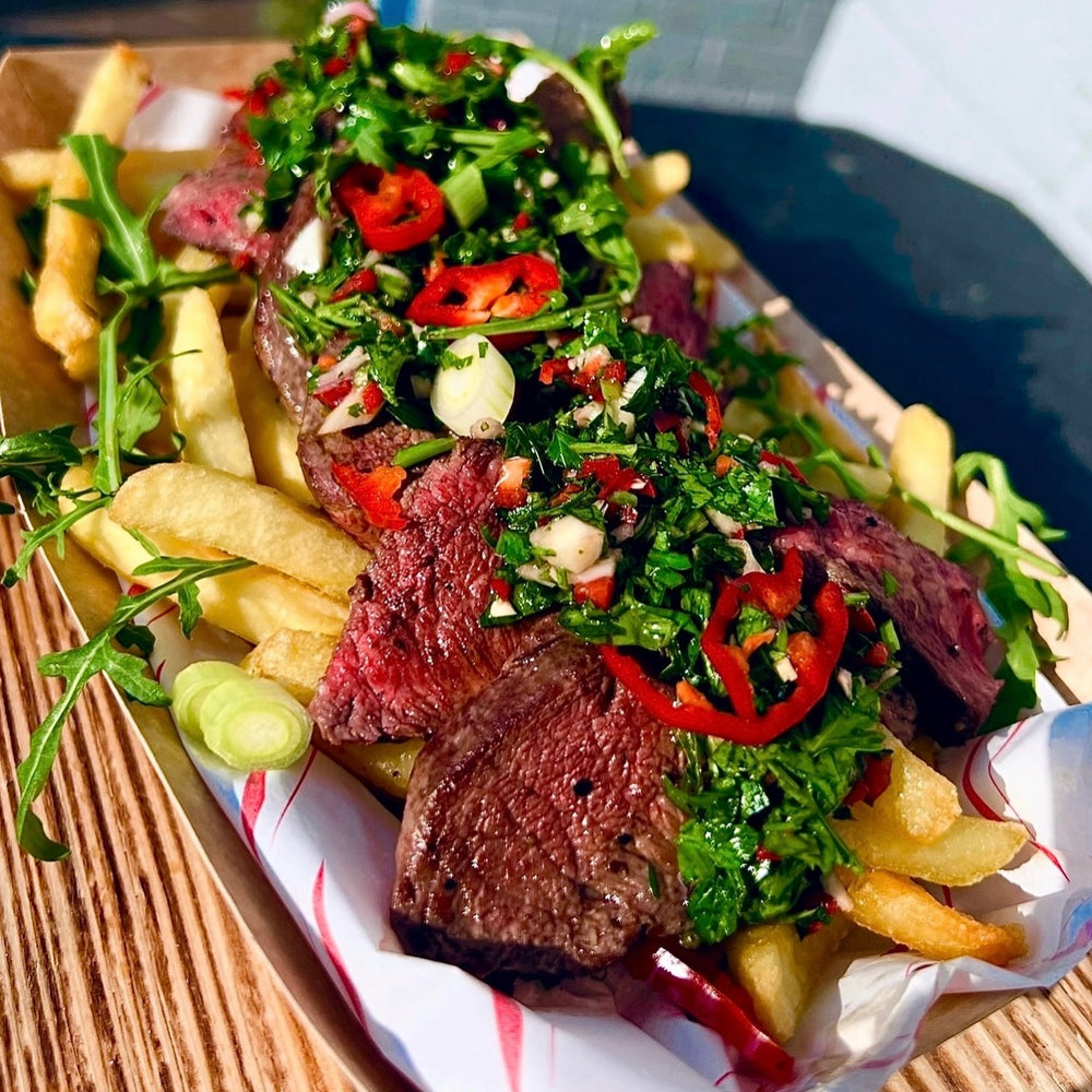 Steak loaded fries at Street Food Sundays