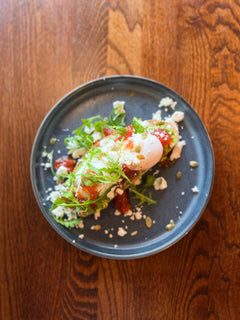 The Hart winter avocado toast with poached egg, feta and fresh rocket in Redditch